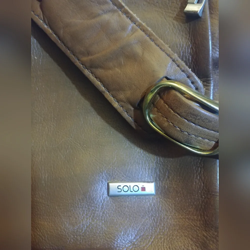 Solo Brown Leather Men's Bag